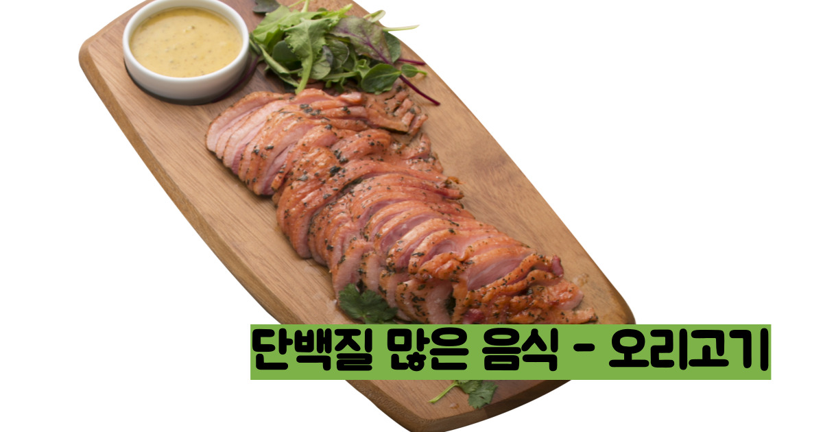 단백질 많은 음식