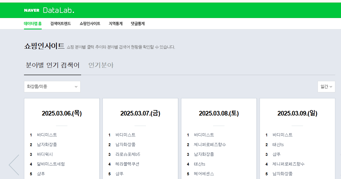 네이버 트렌드