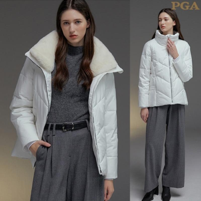 커터앤벅 PGA 여성 NEO 볼륨 헤비 패딩자켓 WH