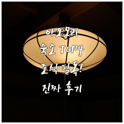 일본 아오모리 숙소 베스트 4곳 특징..