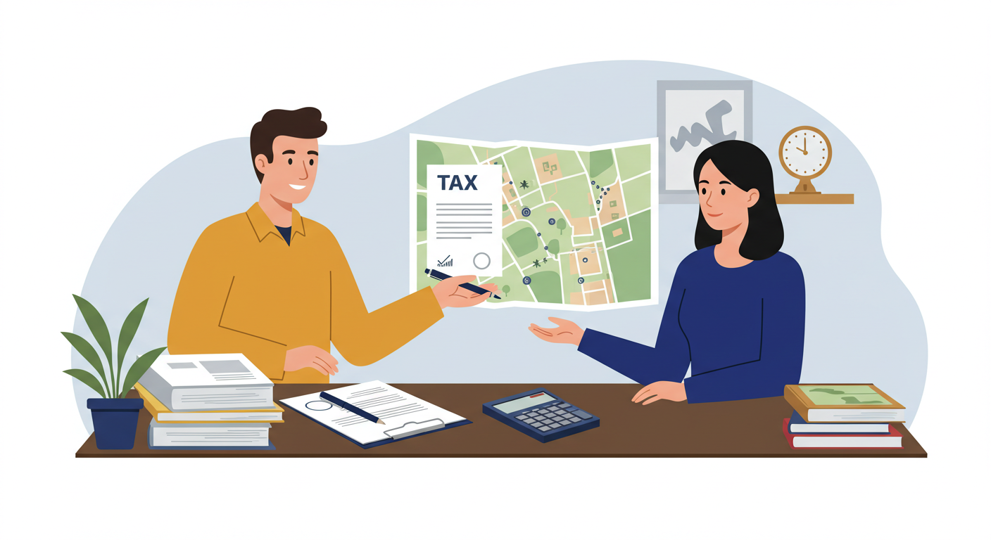 토지 임대 세무, 지번별 토지 임대