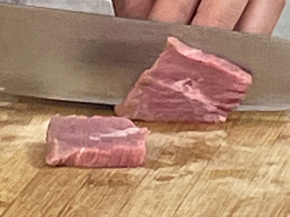 한식조리기능사 실기시험 준비 - 너비아니 - 소고기 썰기