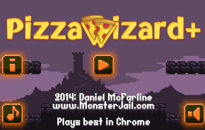 피자마법사-웹게임-메인-화면