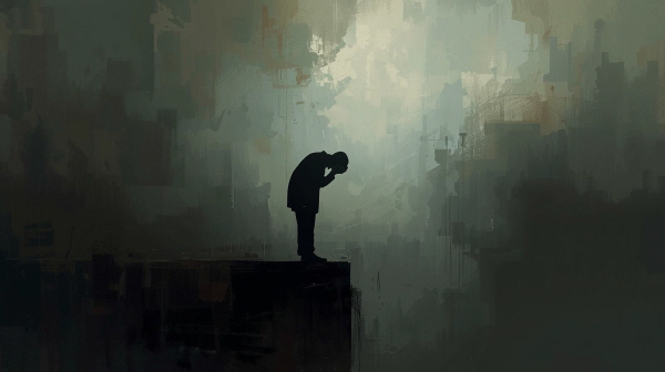 리더십과 성과가 인정받지 못했을 때의 상처, 앞장서서 이끌었음에도 돌아오지 않는 인정에 관한 그림