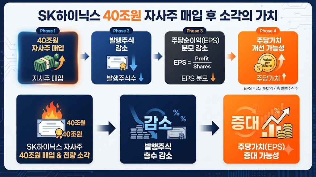 SK하이닉스 자사주 소각과 EPS 변화 구조