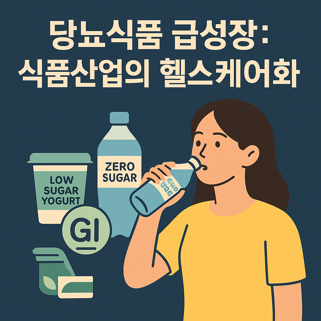 당뇨 식품을 먹는 사람을 나타내는 인포그래픽 이미지