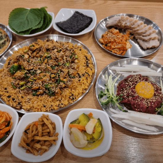 강릉중앙시장 맛집 "강릉꼬막비빔밥 풍호맛뜨락" 음식