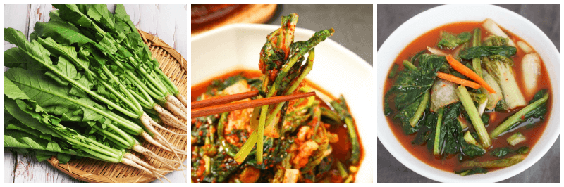 열무, 열무 얼갈이김치, 열무 얼갈이 물김치 사진