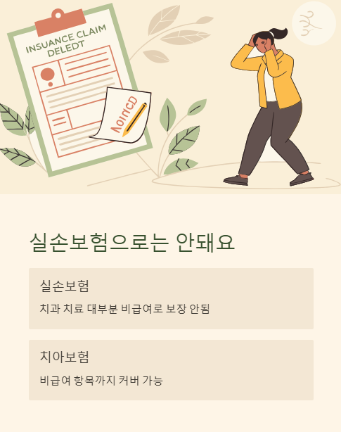 실손보험으로는 안돼요