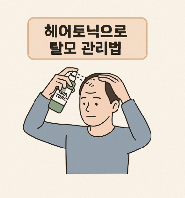 헤어토닉으로 탈모 관리법