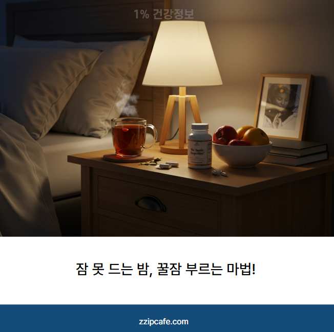 잠 못 드는 밤, 꿀잠 부르는 마법! 숙면 차 음식 영양제 총정리
