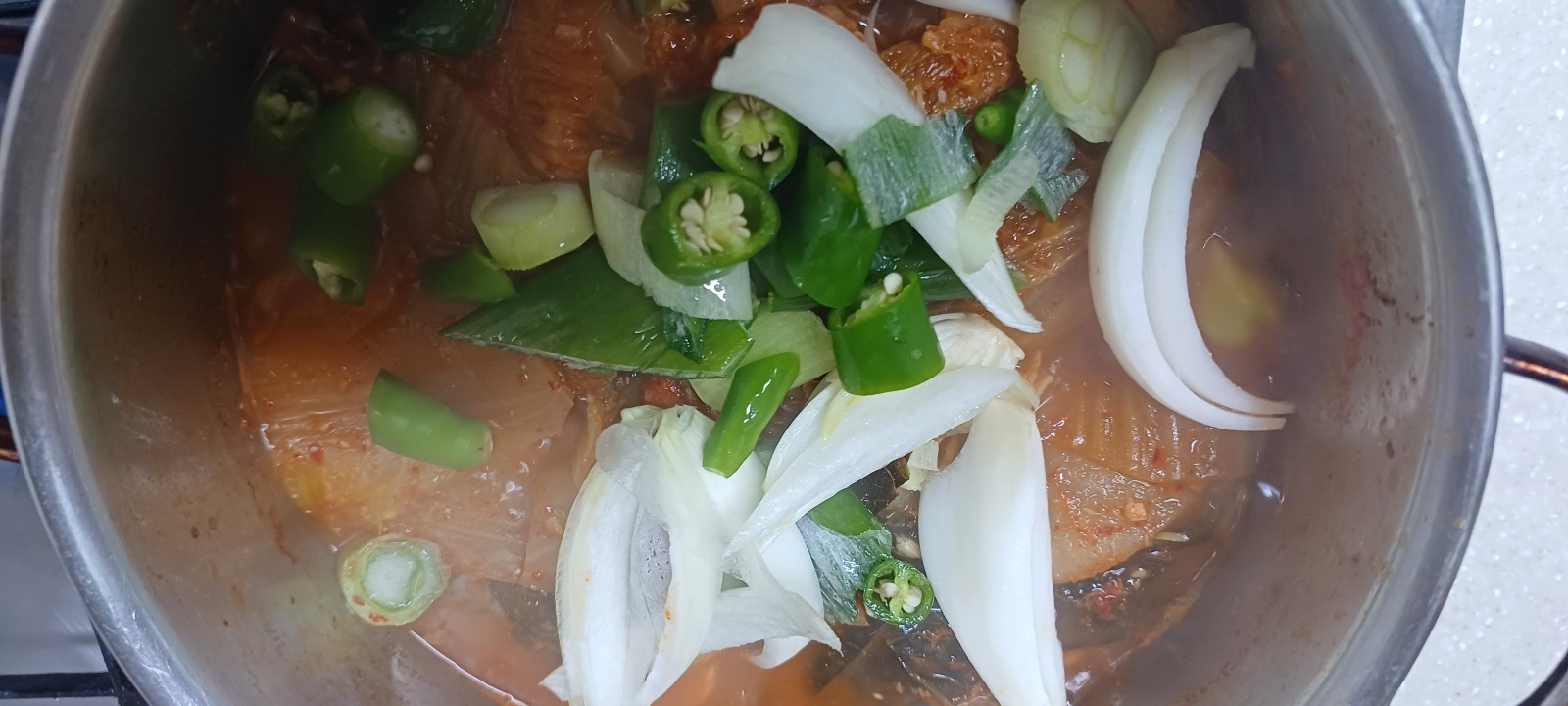 야채 넣기