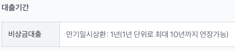 토스뱅크 비상금대출
