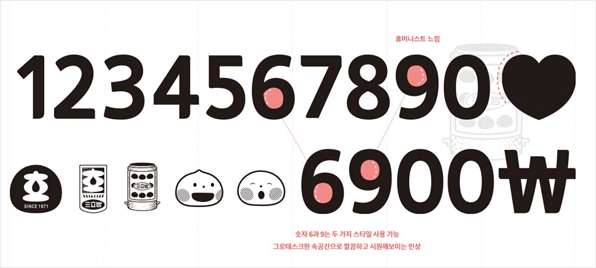 무료 한글폰트 산돌 삼립호빵체 다운로드