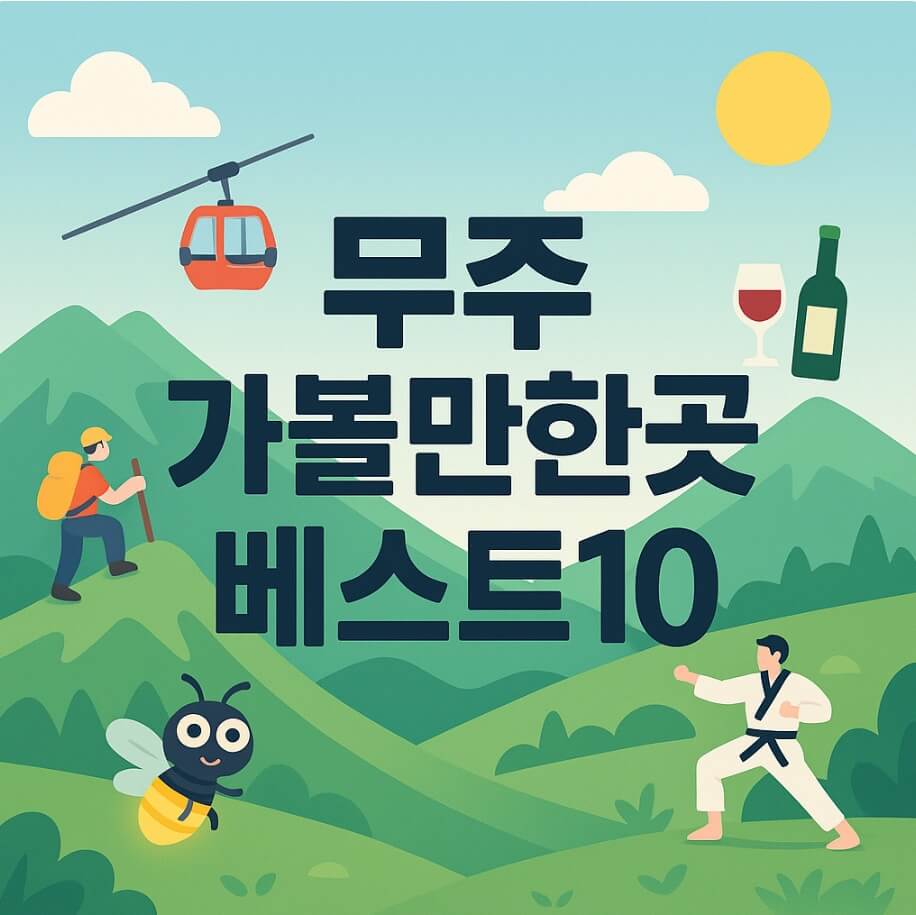 무주 가볼만한곳 베스트10