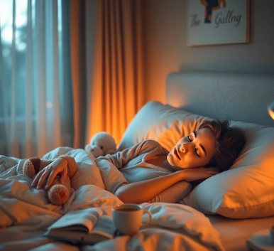 운동과 수면과의 관계 사진