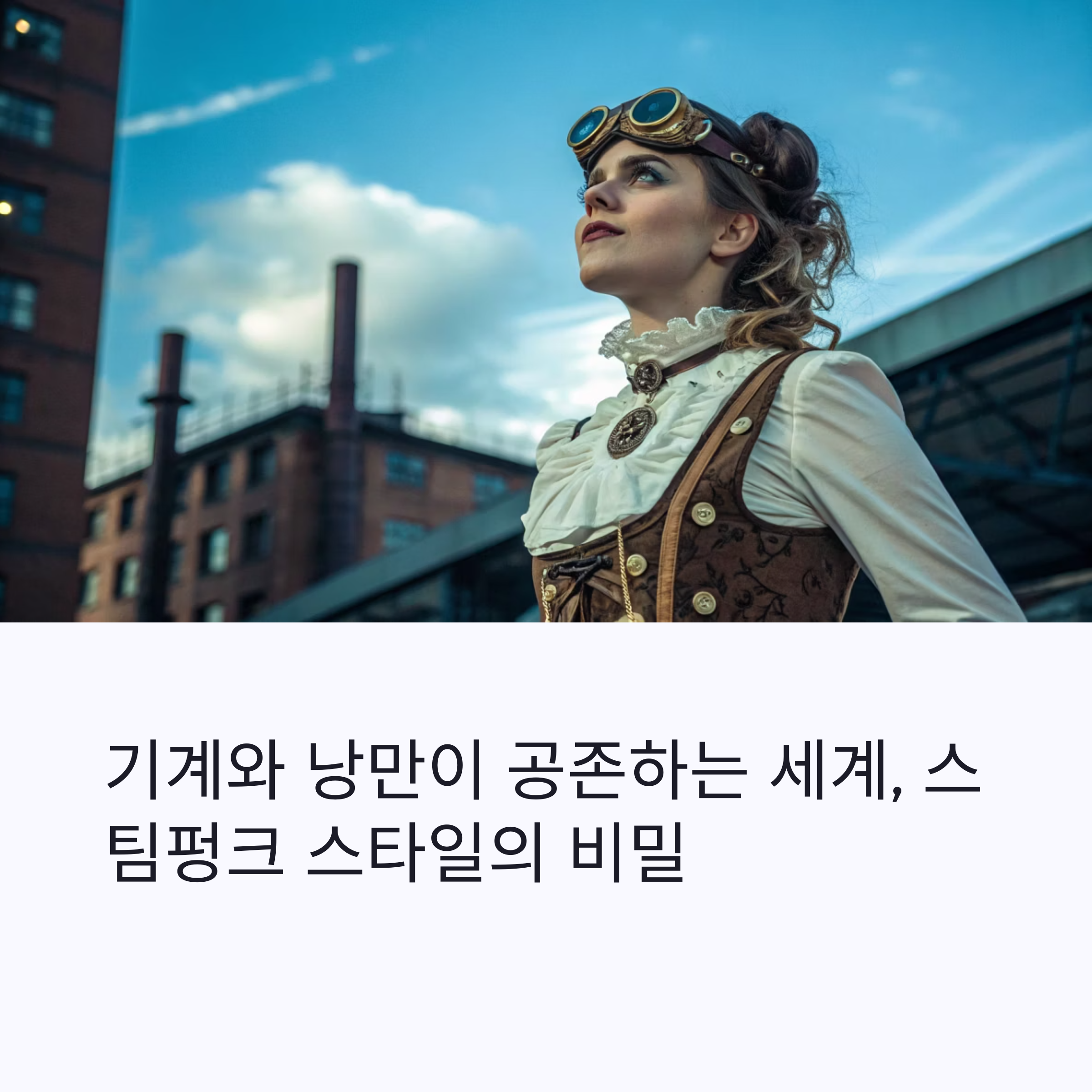 서브컬처패션으로 풀어보는 SF×빅토리아 시대, 스팀펑크 스타일의 비밀