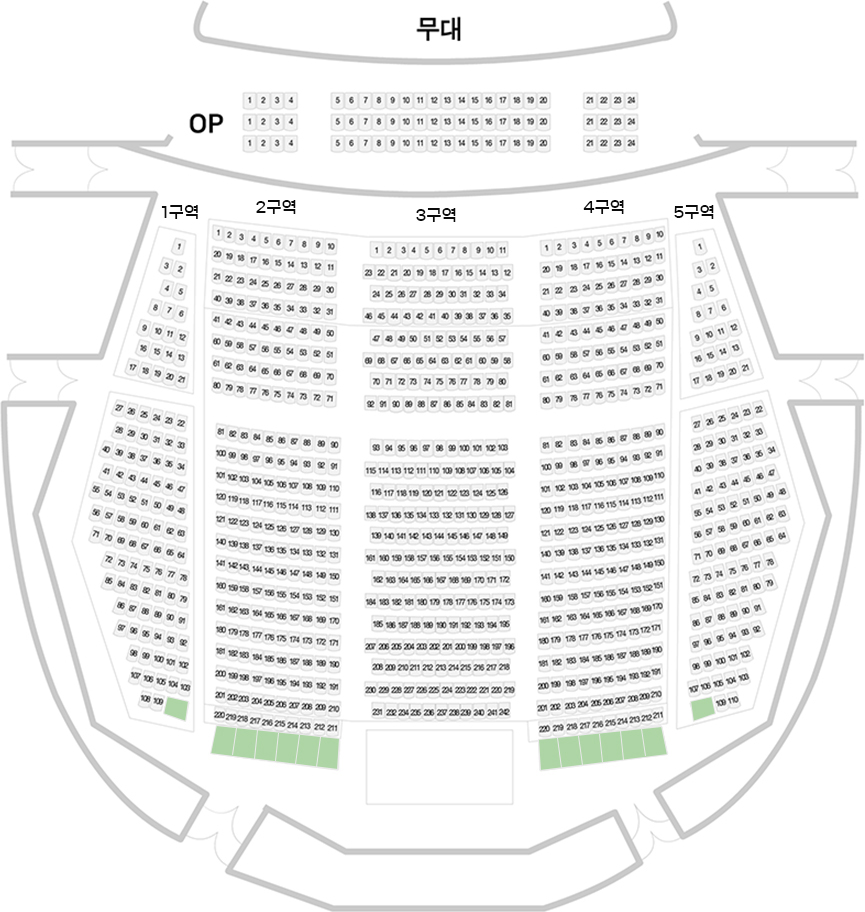좌석배치도 1층