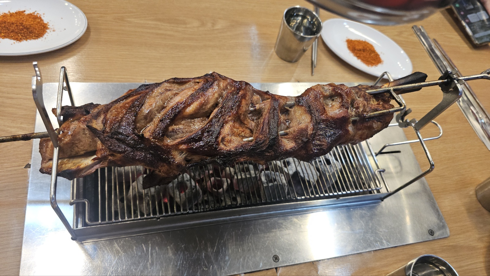 칠공강호 양꼬치 수원점 - 양다리구이 후기