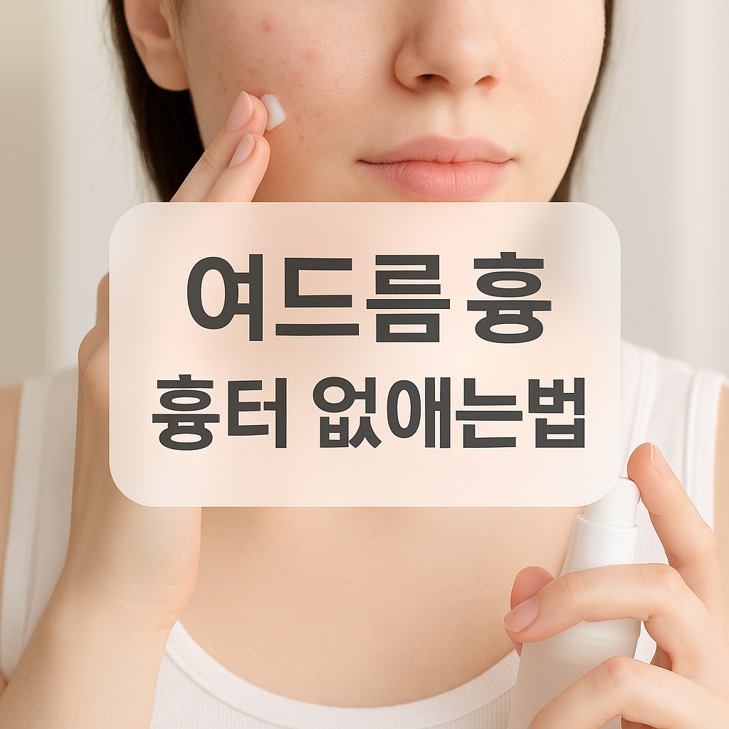 여드름 흉터 없애는법