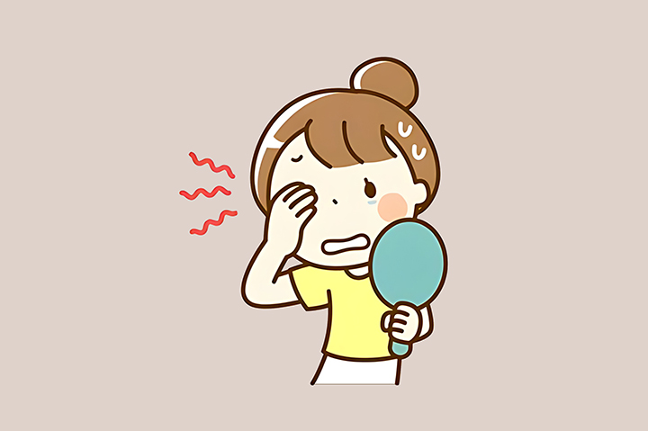 높은-안압으로-불편을-느끼는-여성