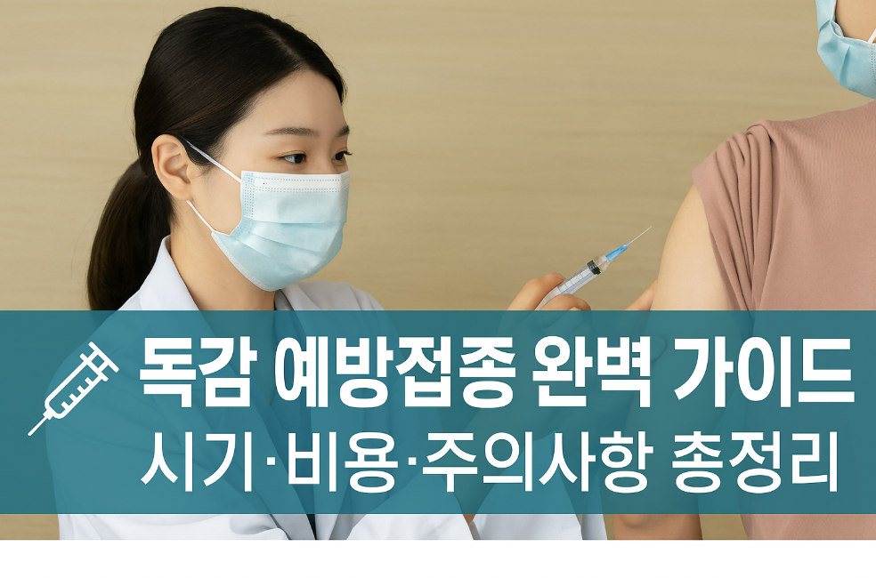 독감 예방접종 완벽 가이드