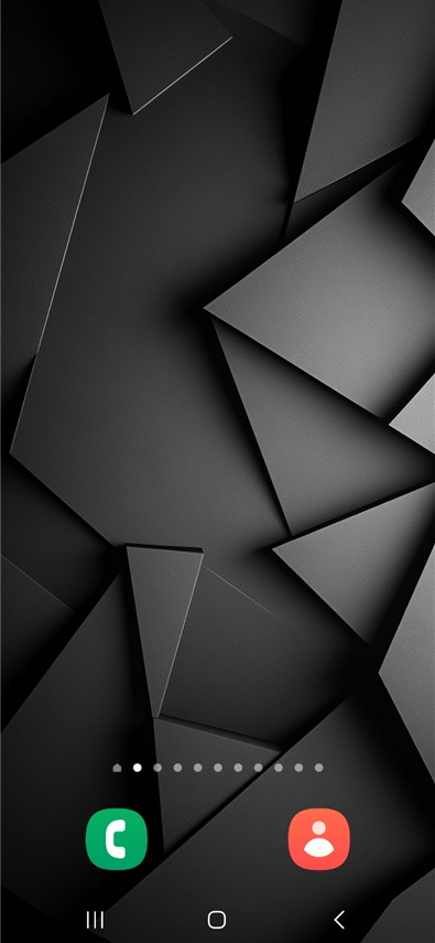 방법 1: 홈화면 빈 공간 길게 누르기