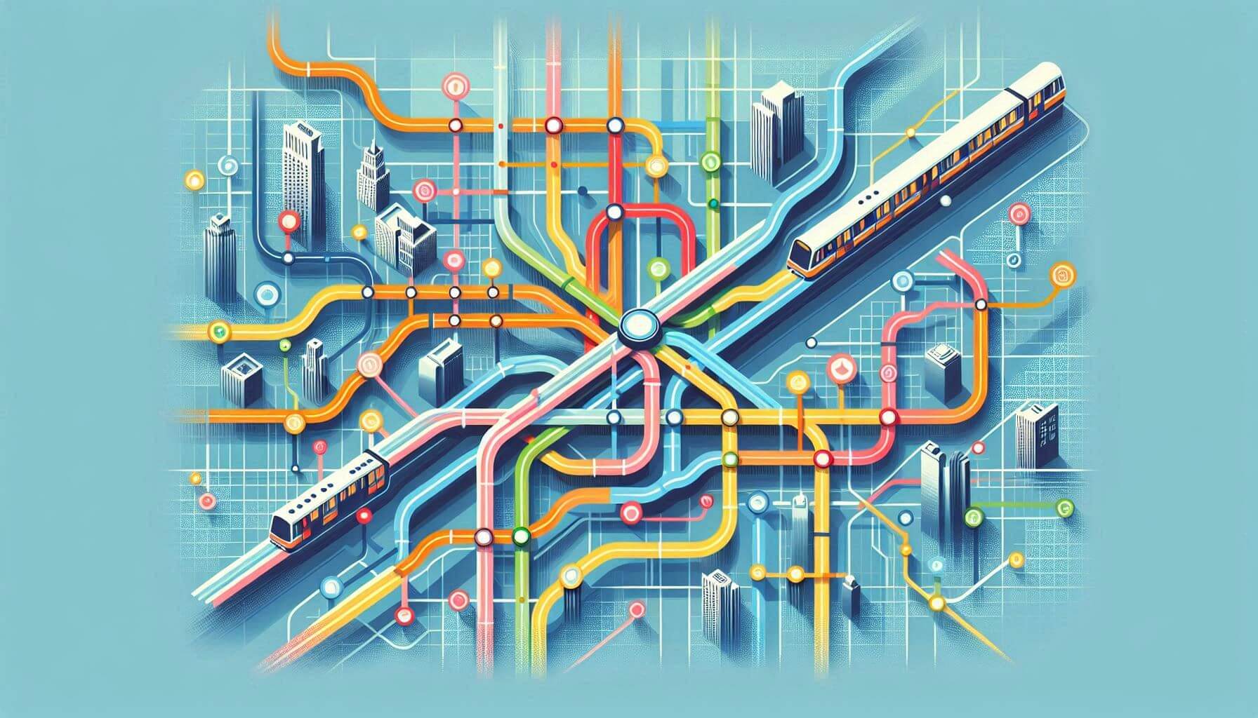 서울 지하철 1~9호선 노선도 크게보기