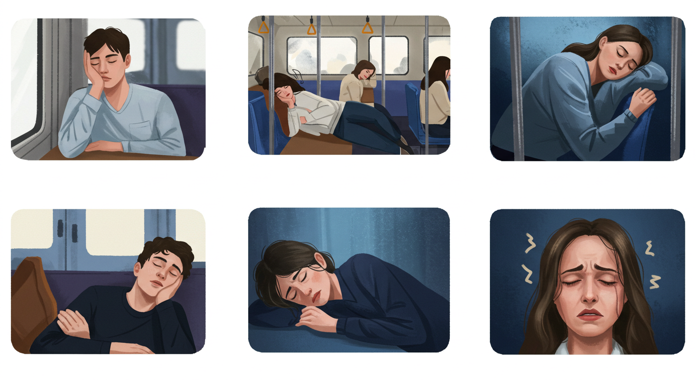 기면증 관련 이미지