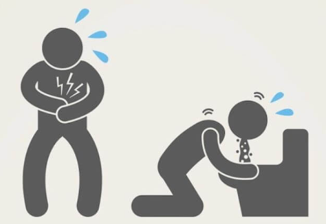 식중독 복통과 구토