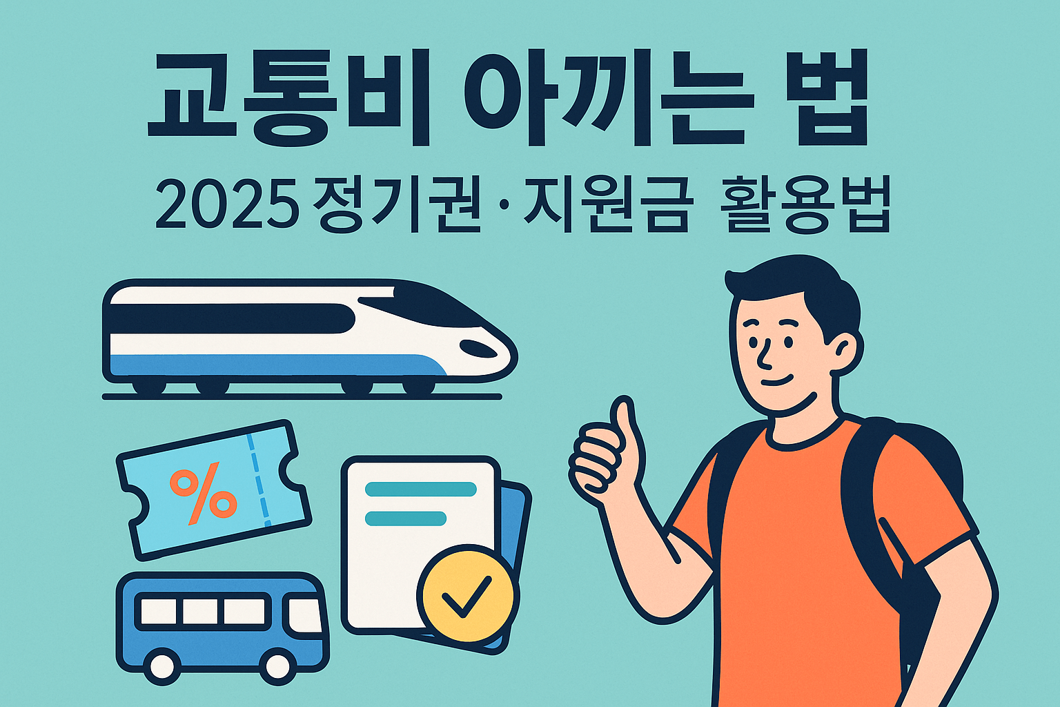 교통비 아끼는 법｜2025 정기권&middot;지원금 활용법