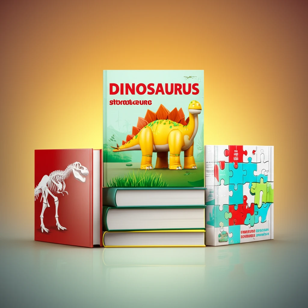 흥미진진한 공룡 세계 탐험: 도서 선