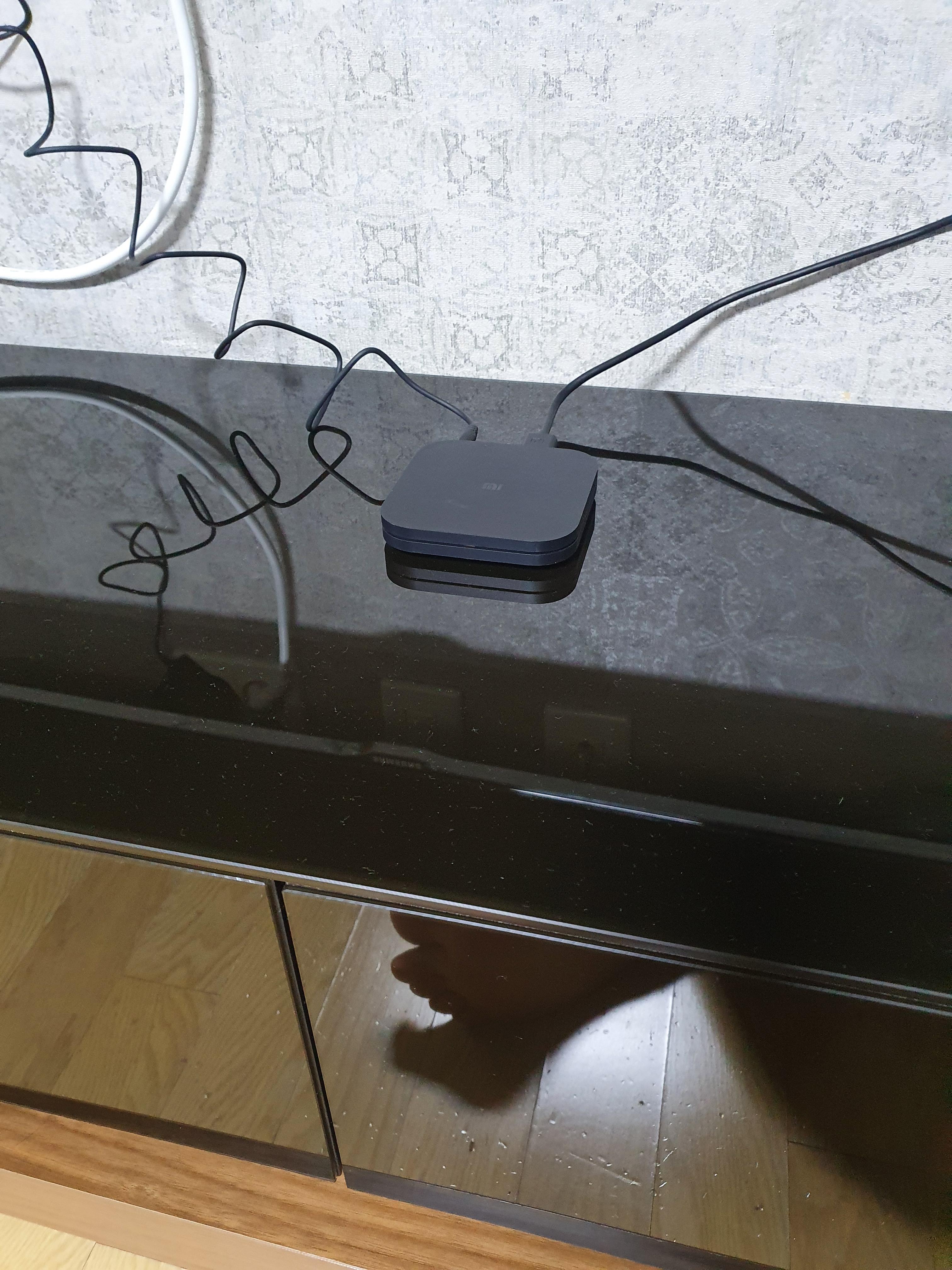 안드로이드TV 미박스S TV랑 연결 완료!