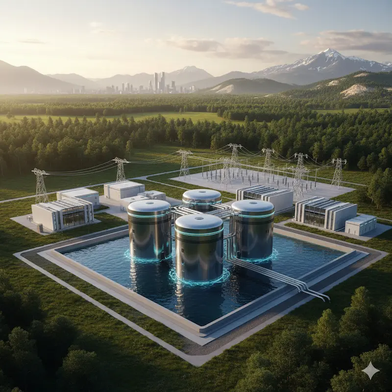 SMR 이해를 돕기 위한 AI 생성 이미지