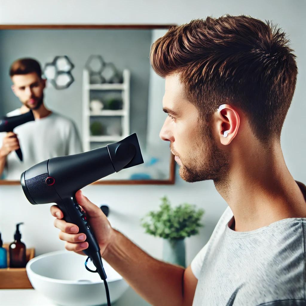 남자 머리 드라이 방법