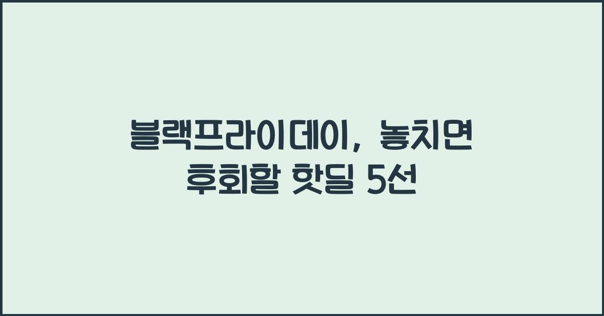 블랙프라이데이