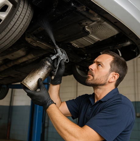 자동차 하부 방청 코팅