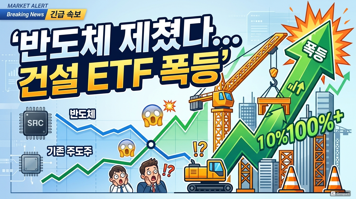 반도체 제쳤다&hellip; 건설 ETF 폭등, 지금 투자해도 괜찮을까?