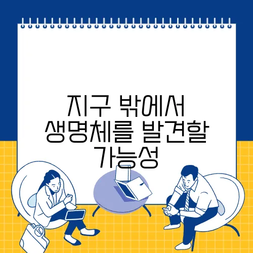 지구 밖에서 생명체를 발견할 가능성