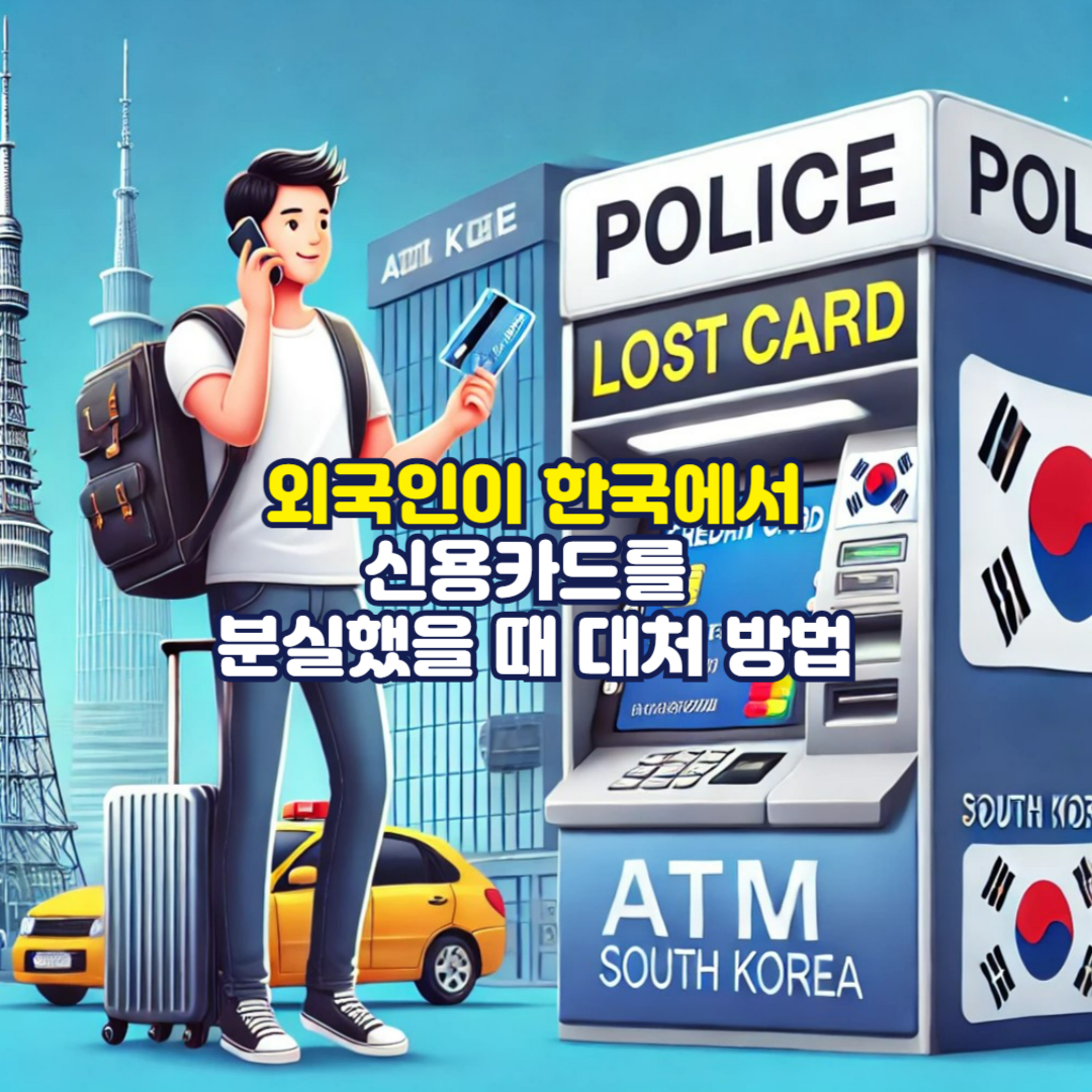 외국인이 한국에서 신용카드를 분실했을 때 대처 방법