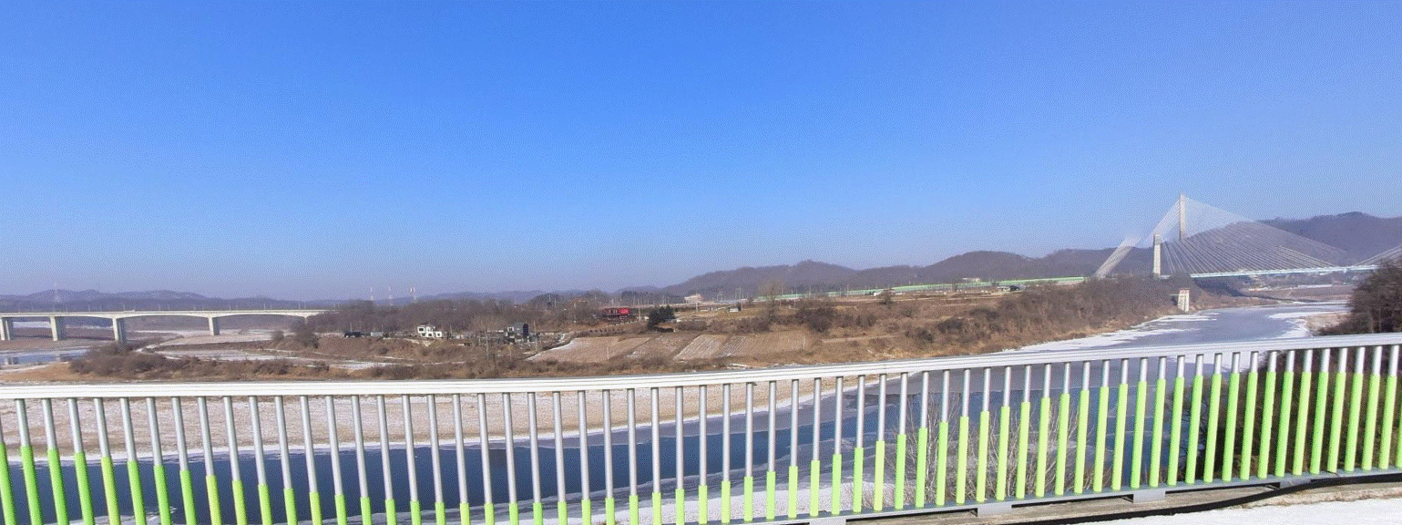 임진강 합류지점 사진