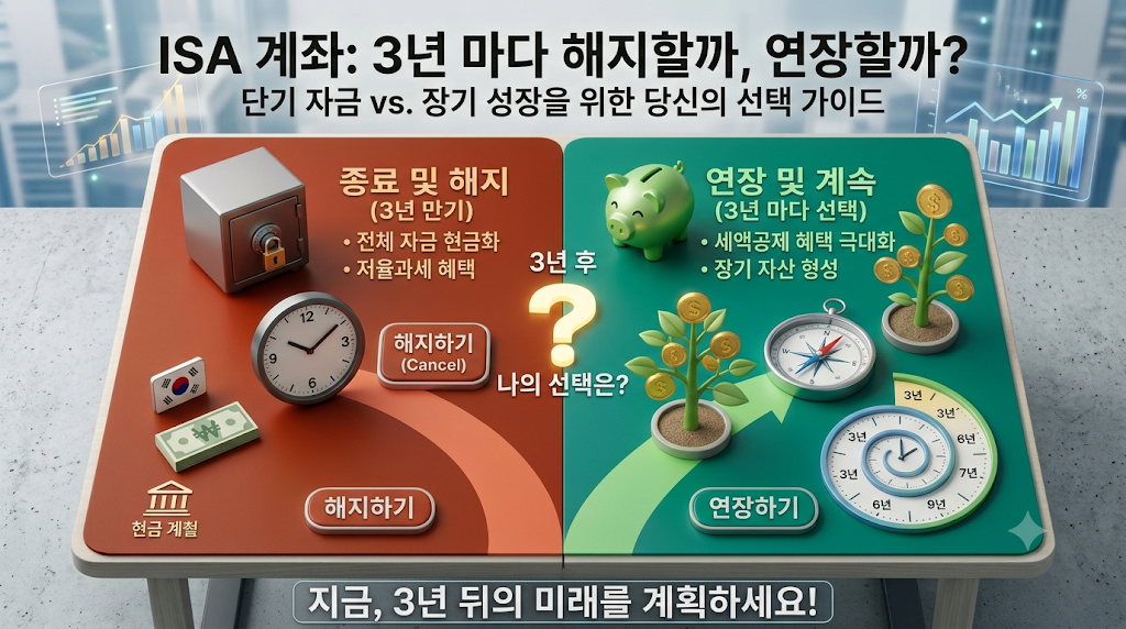 ISA 만기 전략(3년마다 해지할까, 연장할까, 분리과세혜택)