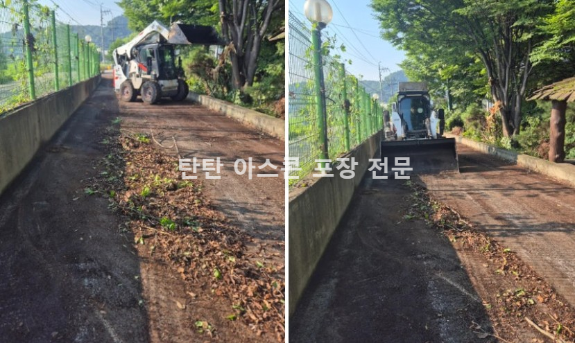 시화 아스콘포장 아스팔트 포장 공사 사례
