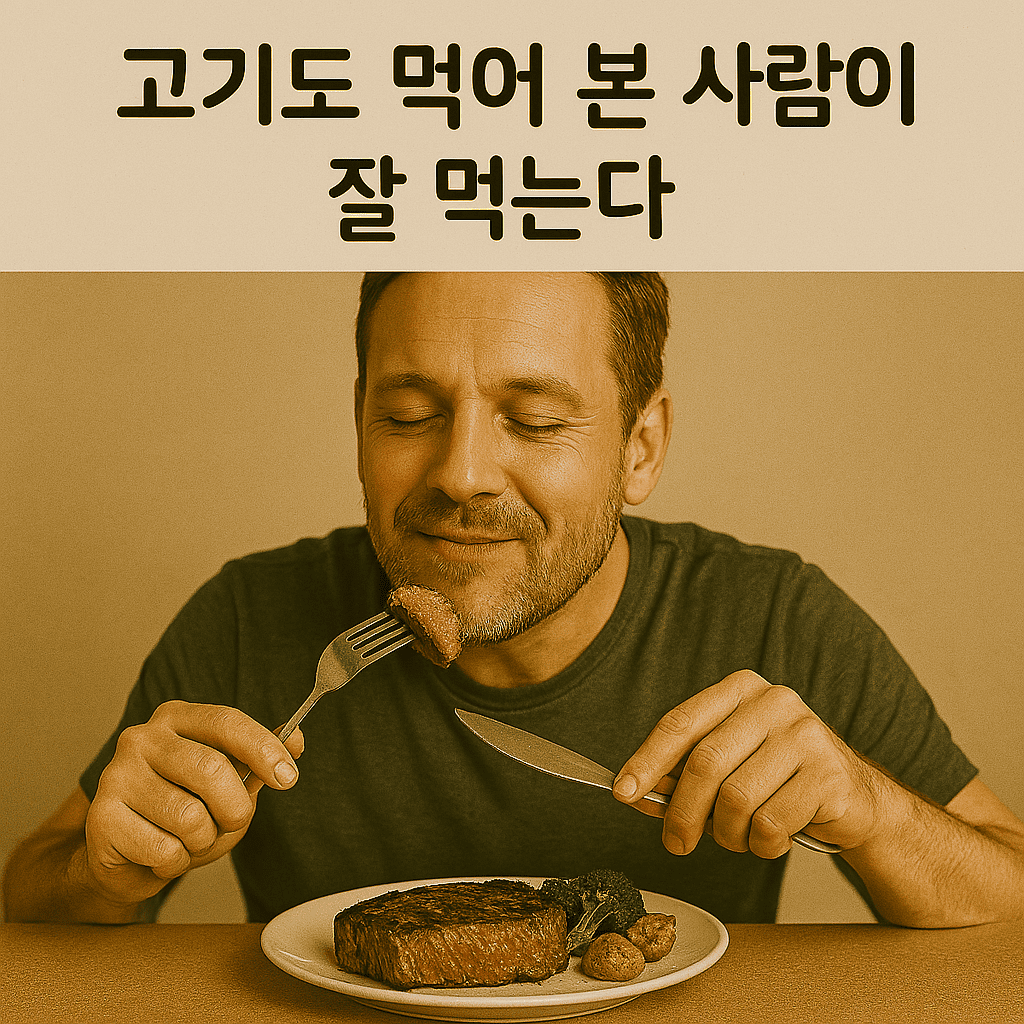 고기도 먹어 본 사람이 잘 먹는다
