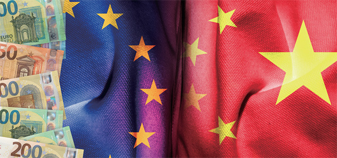 EU 대 중국 무역 이미지