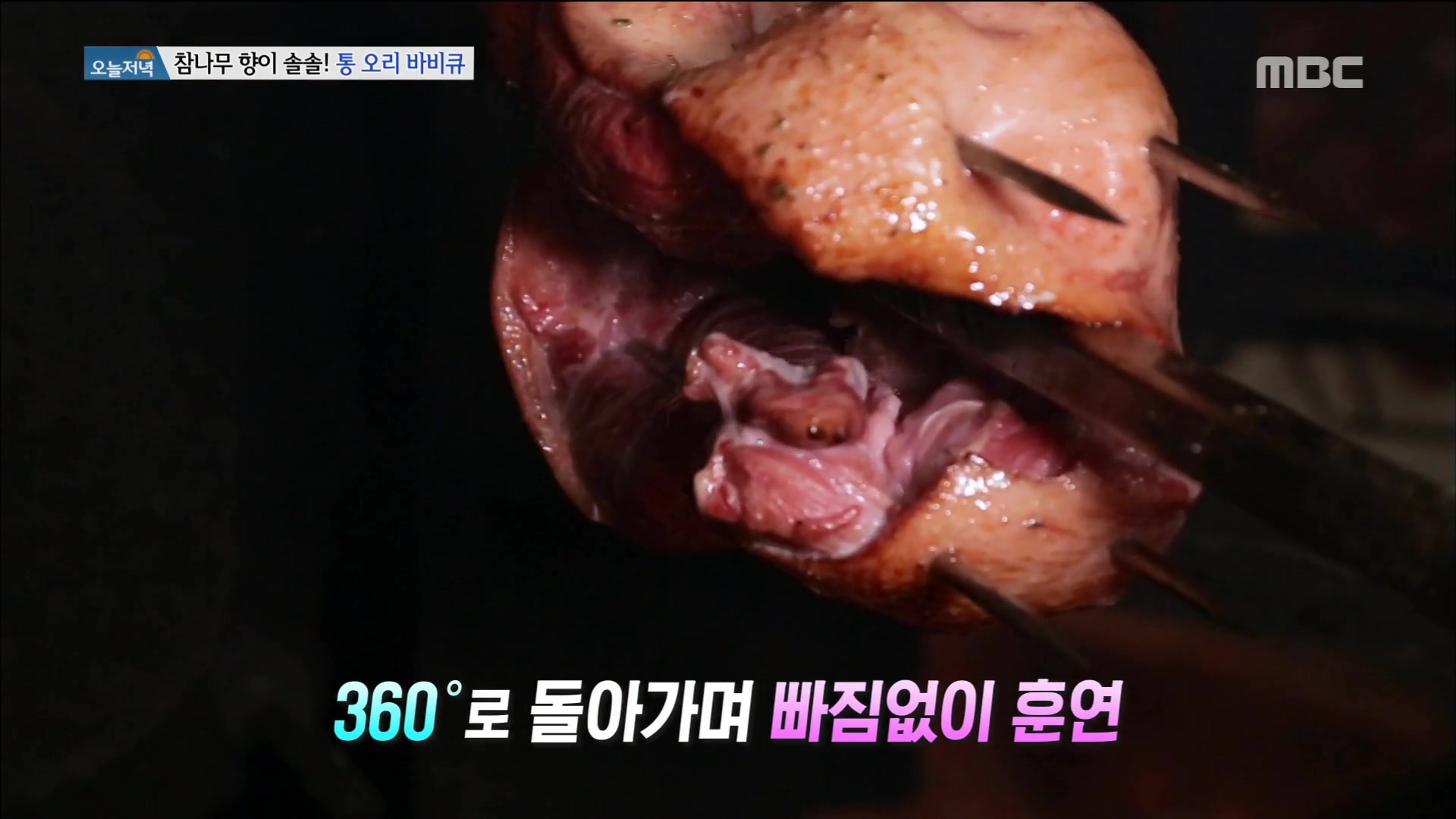 백반기행 안재모 편 참나무 훈제 통오리 장작 구이 바베큐 오리고기 통삼겹살 목살 BBQ 고양 서오릉 맛집 소개