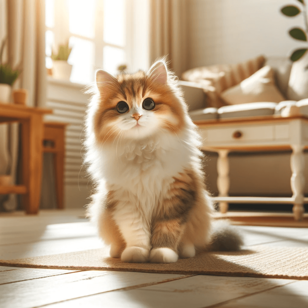 정면을 응시하는 고양이