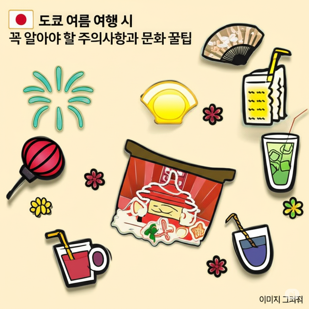 🇯🇵도쿄 여름 여행 시 꼭 알아야 할 주의사항과 문화 꿀팁