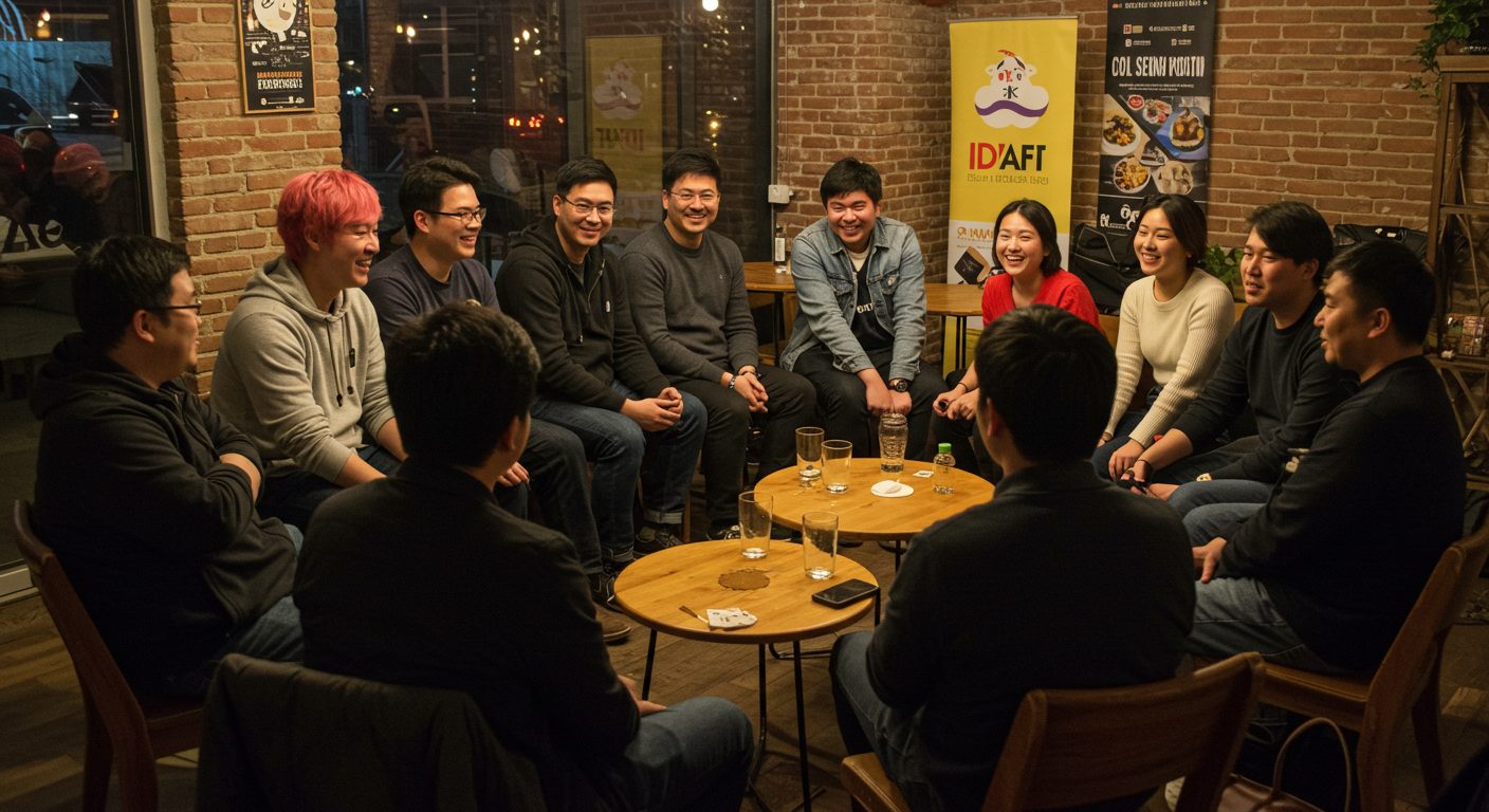 오프라인 모임에서 관계를 넓히는 국내 노마드