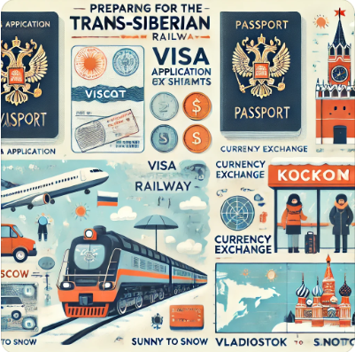 시베리아 횡단열차 비자발급 사진